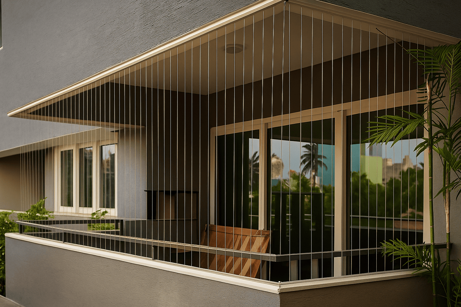 L Shaped Balcony